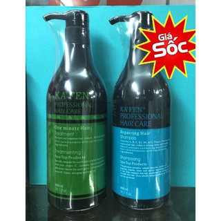 Dầu Gội Đầu Kafen, Cặp Dầu 1 Gội Và 1 Xả Kafen Phục Hồi Mái Tóc Hư Tổn Từ Gốc Đến Ngọn Mã 000504