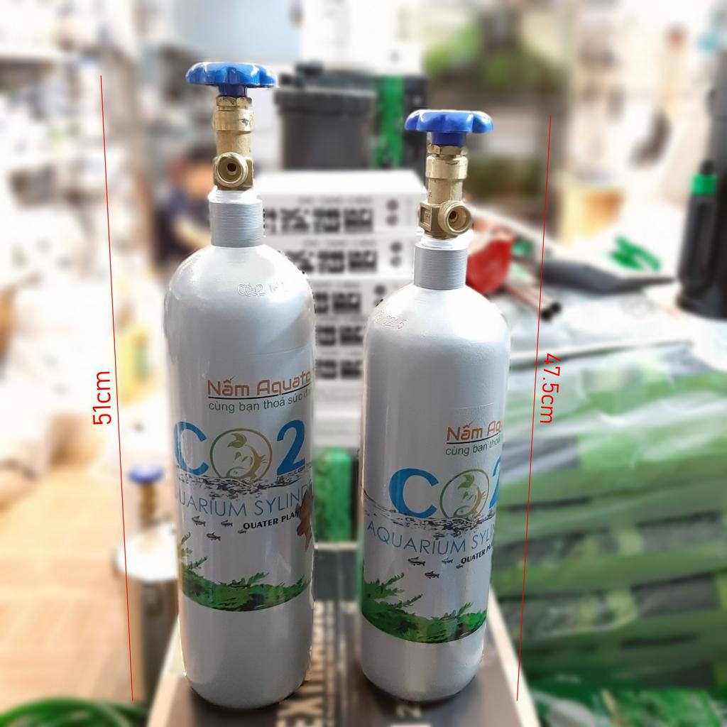 COMBO CO2 2KG VAN ĐIỆN | Bình 2kG Full Khí + VAN ĐIỆN Mufan + Cốc Sủi Tuỳ Chọn | Bộ CO2 Cho Hồ Thuỷ Sinh