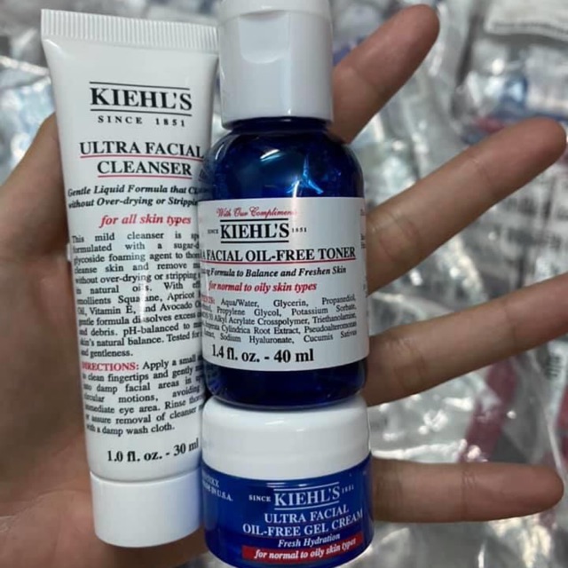 Combo dưỡng cho da dầu Kiehls