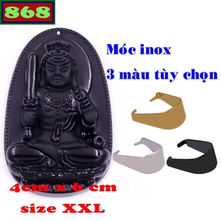 Mặt Phật Bất động minh vương đá đen - Mặt Phật bản mệnh