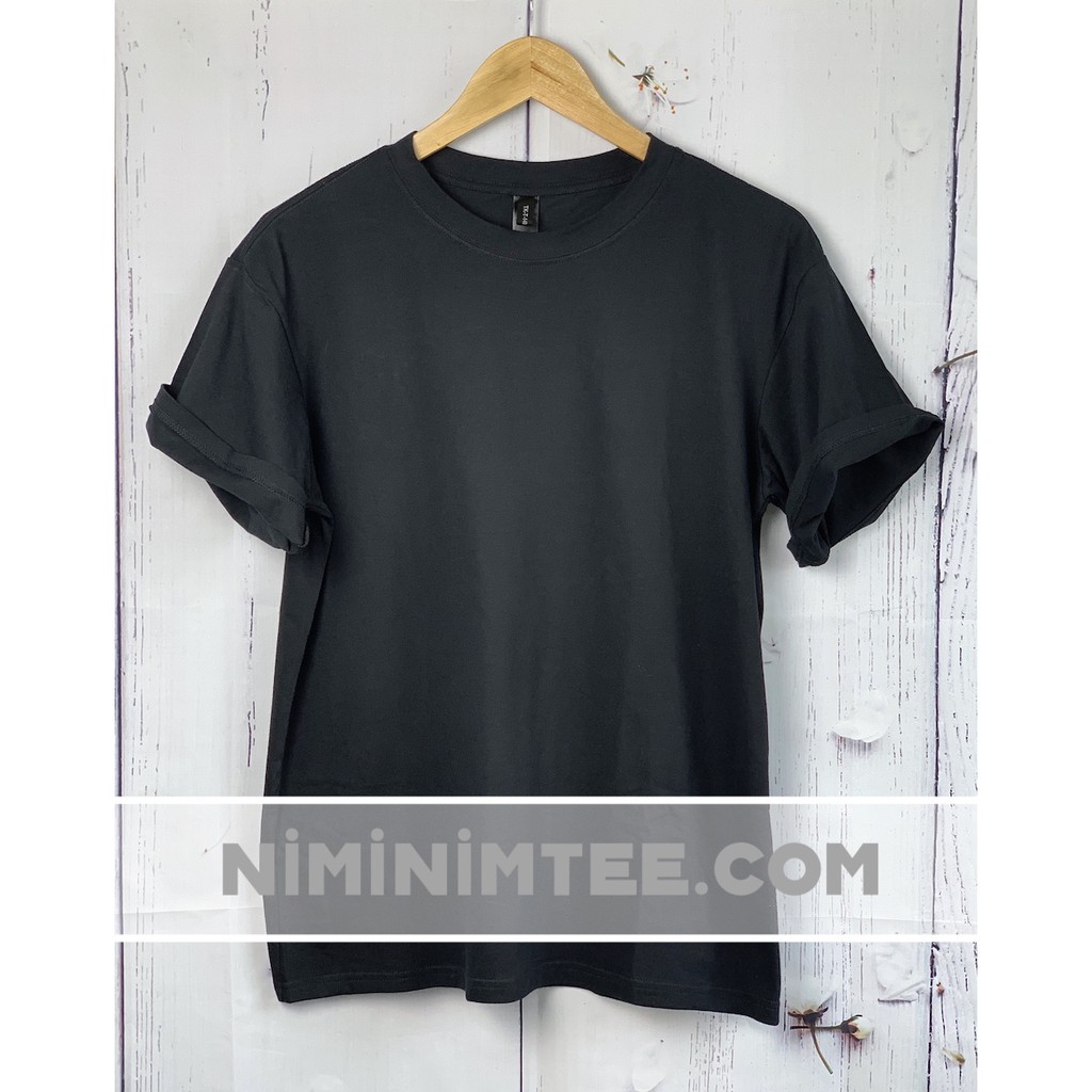 Áo thun basic đen trơn áo phông freesize form Unisex