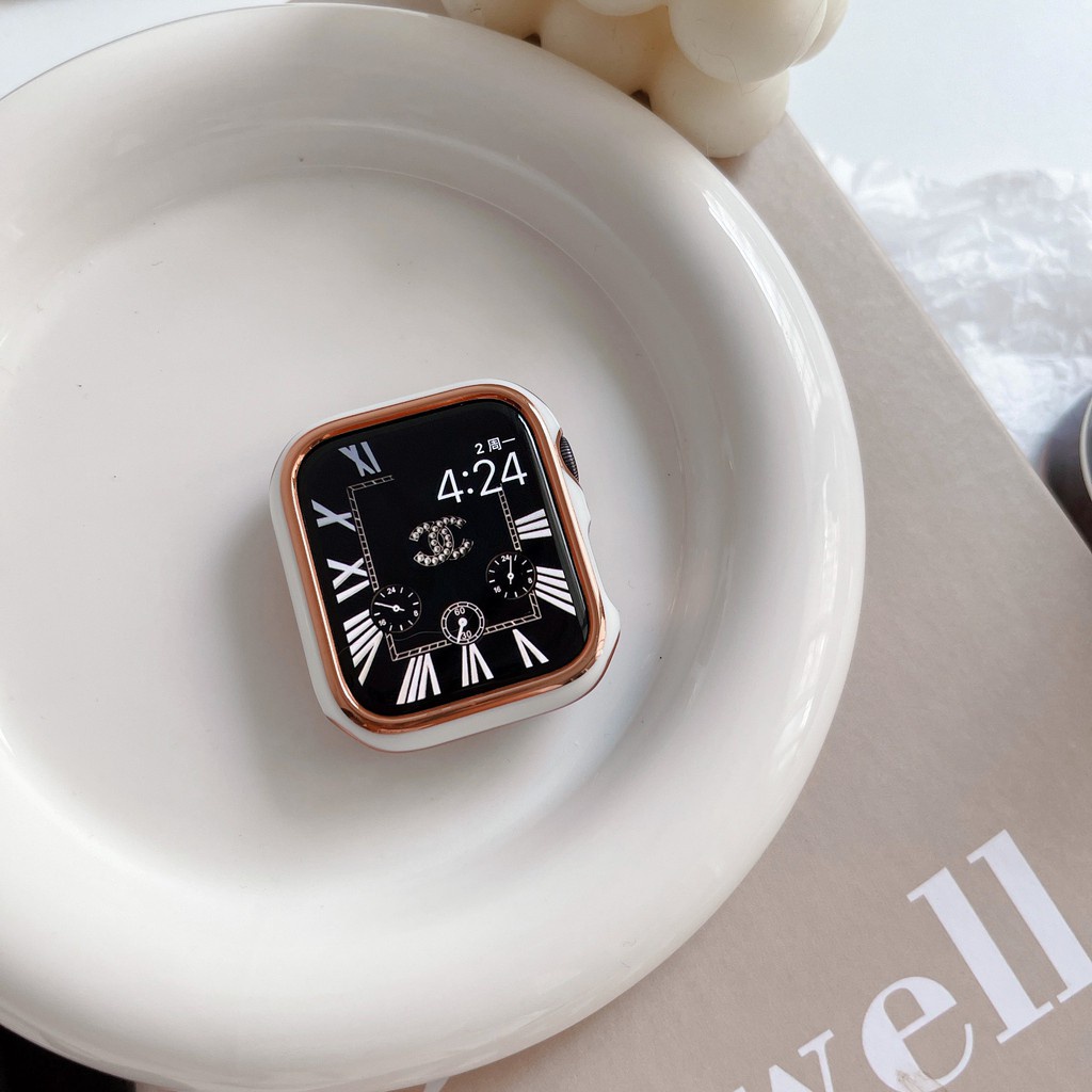 Vỏ bọc PC màu cổ điển thích hợp cho đồng hồ Apple Watch Series SE 8 7 6 5 4 3 2 S8 40mm 41mm 44mm 45mm