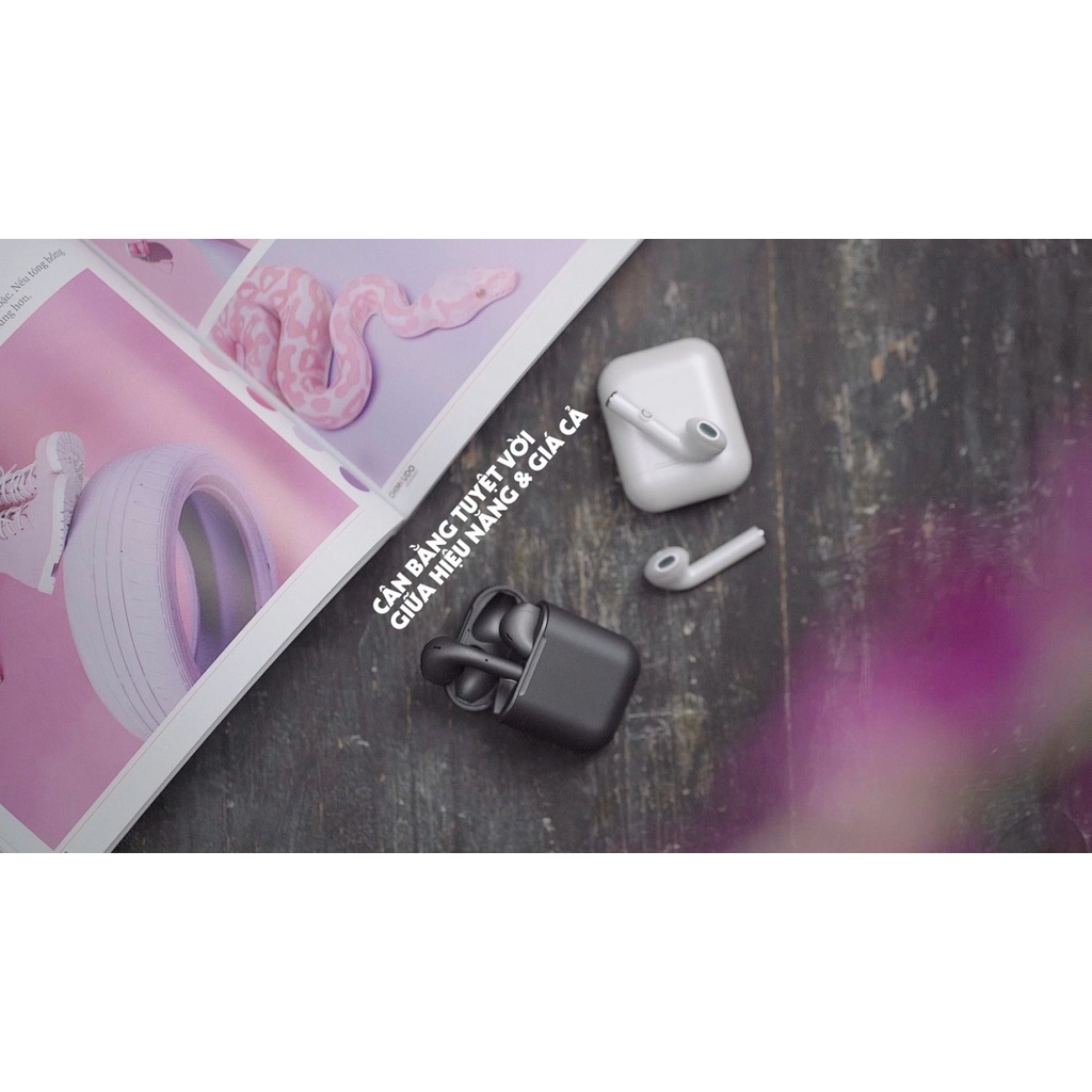 Tai nghe bluetooth không dây Inpods i12 TWS nút cảm ứng âm thanh HIFI có mic đàm thoại