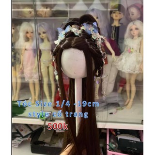 Tóc cổ trang búp bê BJD - size 1/4 -16~19cm