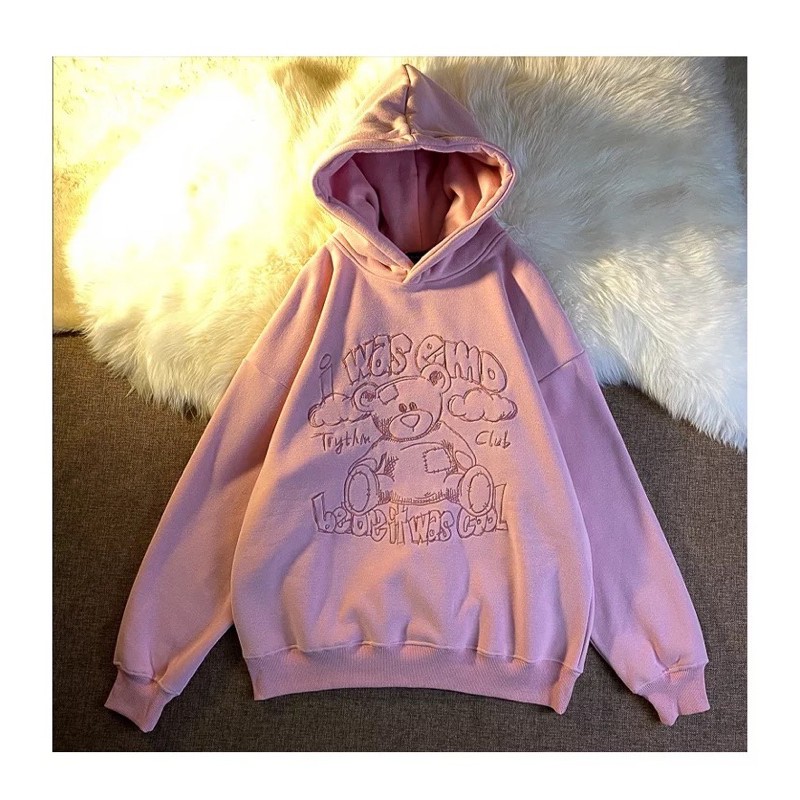 [CÓ SẴN] Áo Hoodie gấu bear nỉ bông ấm áp | BigBuy360 - bigbuy360.vn