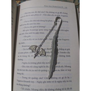 BOOKMARK DẠ QUANG CHẶN SÁCH - Hình lông vũ con dơi