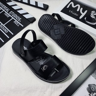 Sandal nam quai ngang siêu nhẹ đế chống trơn - Giá chất