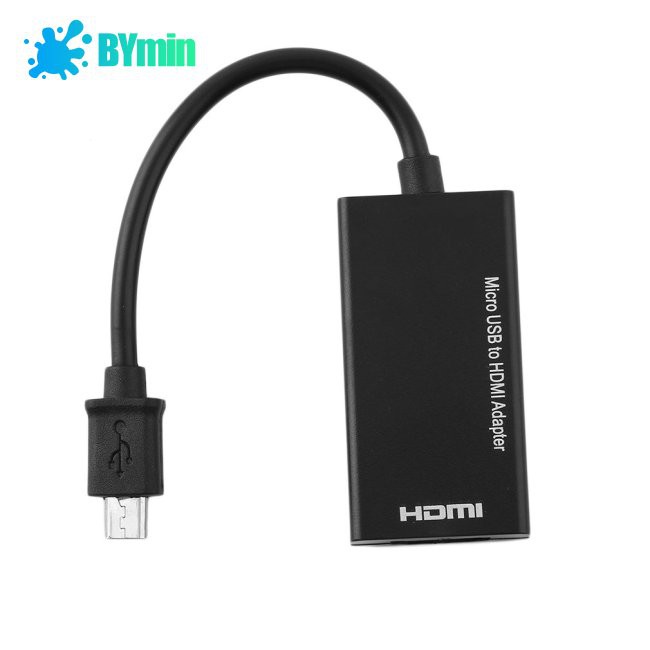 BY Micro USB to HDMI Adapter Cable Converter Adapter Mini DisplayPort to HDMI