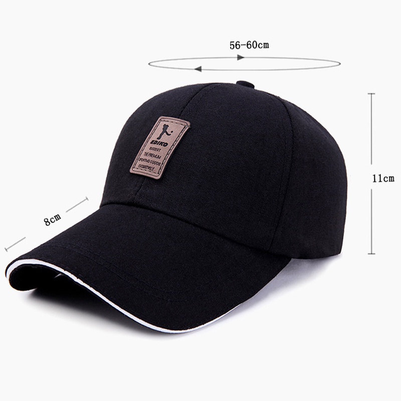 Mũ Lưỡi Trai Thiết Kế Kiểu Dáng Đơn Giản Năng Động Thời Trang Dành Cho Nam