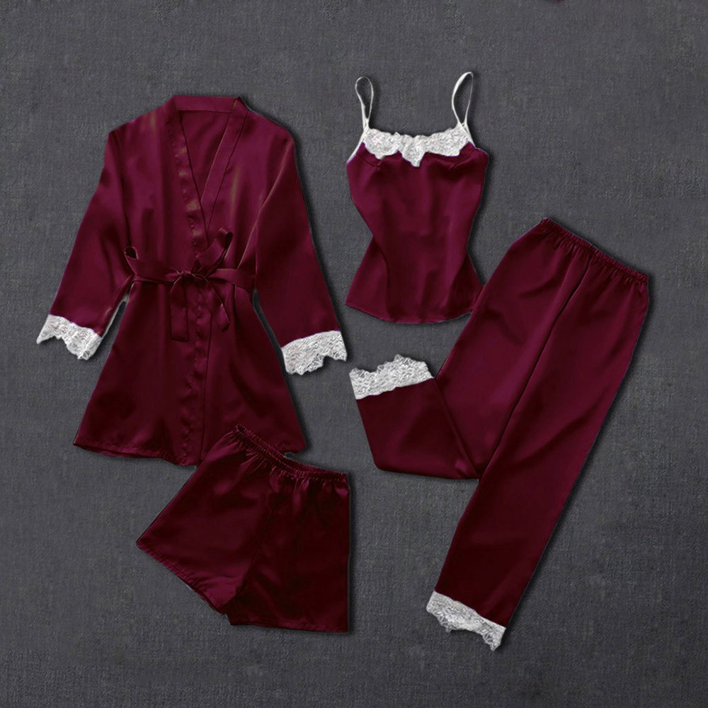 Set Đồ Ngủ Lụa Thời Trang Dành Cho Nữ | BigBuy360 - bigbuy360.vn
