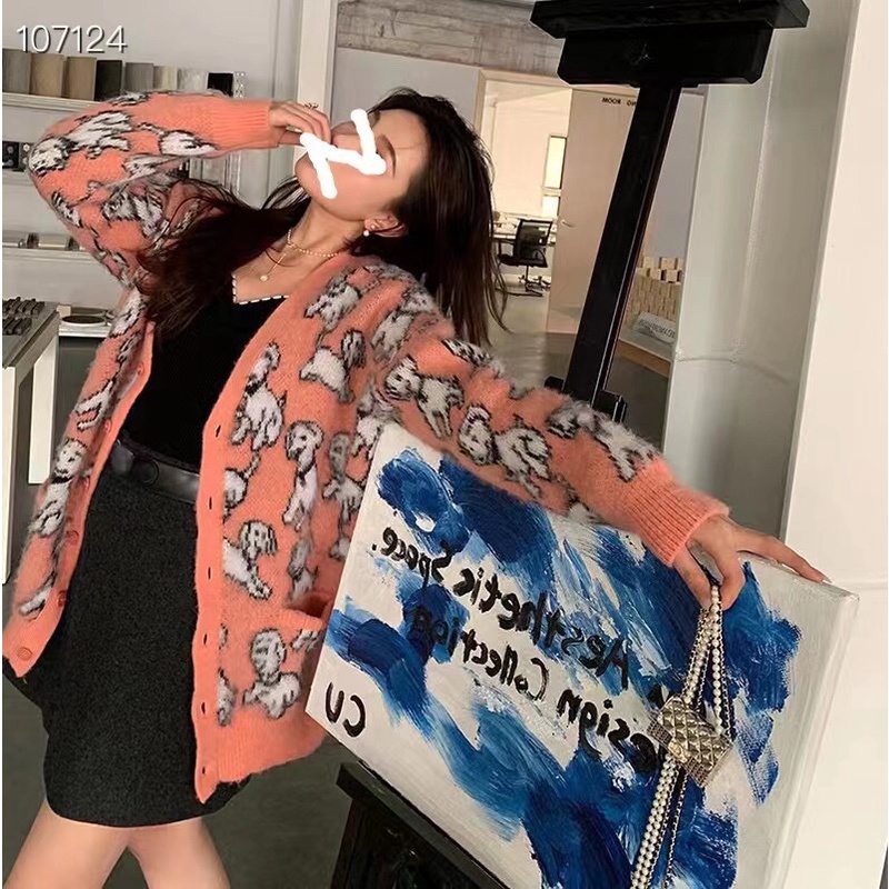 Áo khoác cardigan lông nữ Celine CL phong cách trẻ trung,thời thượng