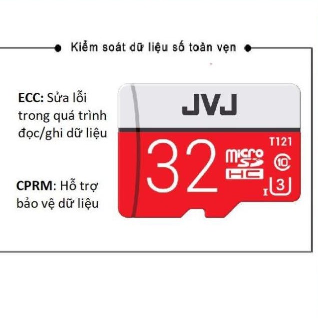 Thẻ nhớ 16/32/64/128 Gb JVJ Pro U3 Class 10 – chuyên dụng cho CAMERA tốc độ cao - Bh 5 năm | BigBuy360 - bigbuy360.vn