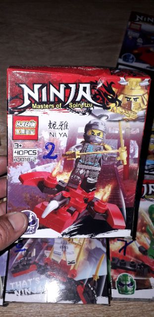 Lắp ráp 1 hộp LegoNinjago master HJ018
