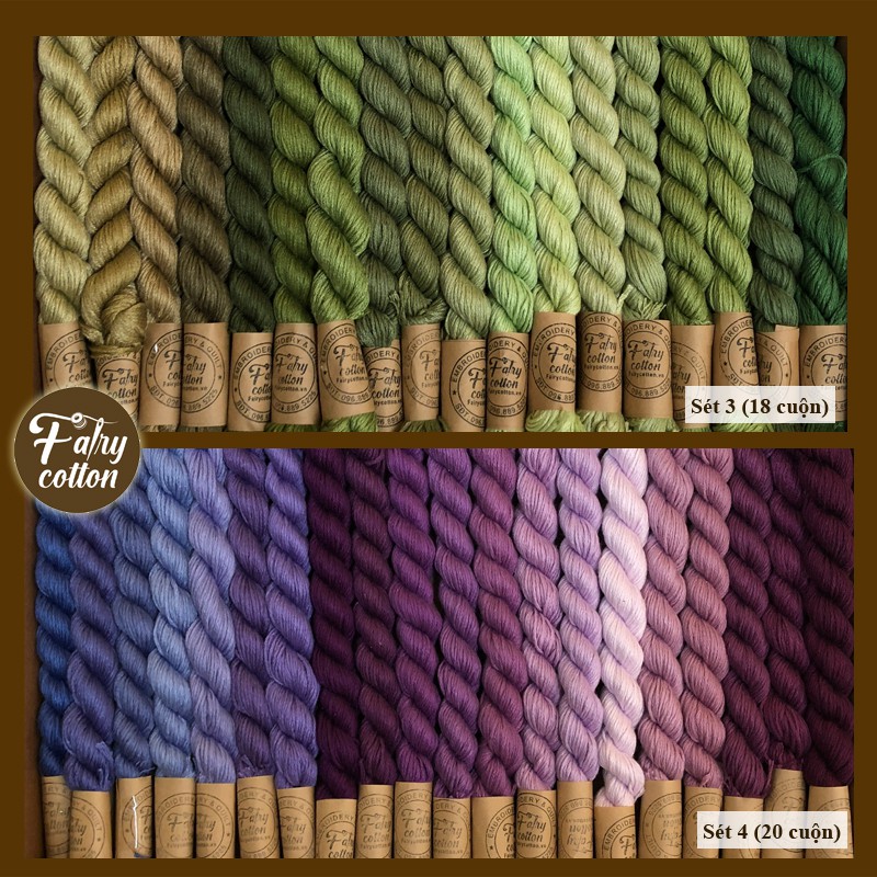 Chỉ thêu tay Fairycotton