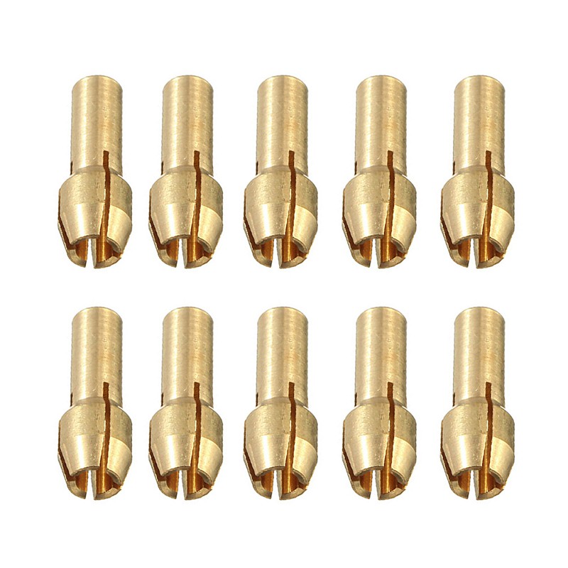 Set 10 đầu kẹp mũi khoan bằng đồng 0.5-3.2MM 4.3mm