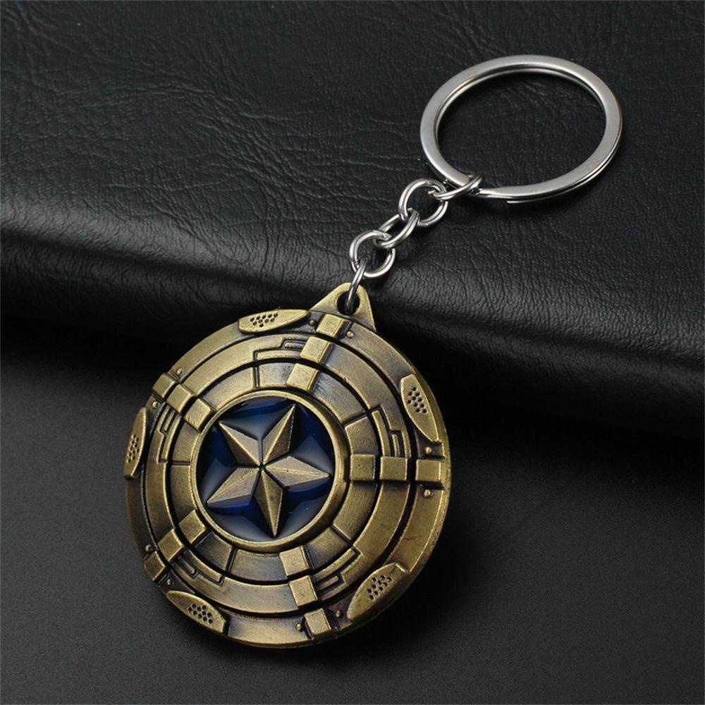 JUNE Móc Khóa Kim Loại Hình Găng Tay Marvel Giá Đỡ