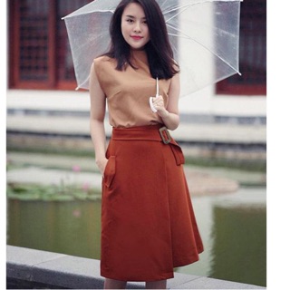 CHÂN VÁY ĐẮP TÀ PHỐI TÚI GALLICE