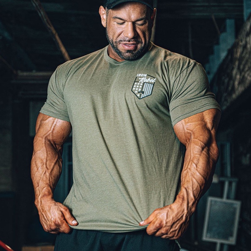 Áo Thun Thể Thao Plus Size M-3XL Chất Liệu Cotton Cho Nam