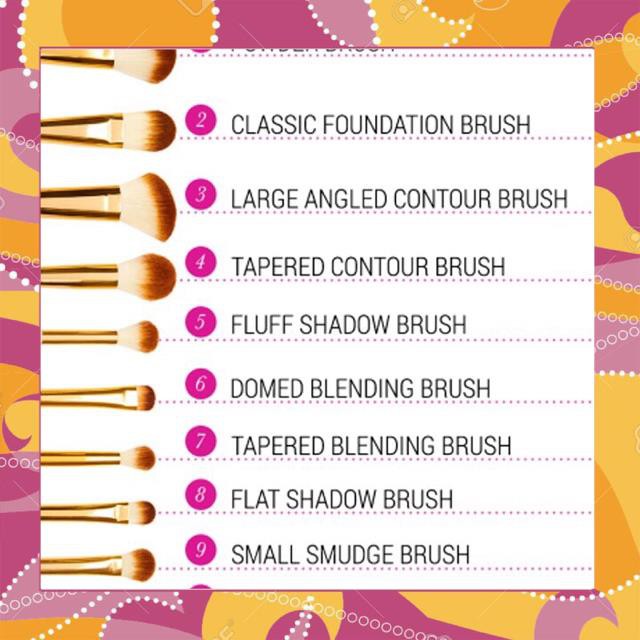 Bộ Cọ Trang Điểm Bh Cosmetics Pink Perfection - 10 Piece Brush Set