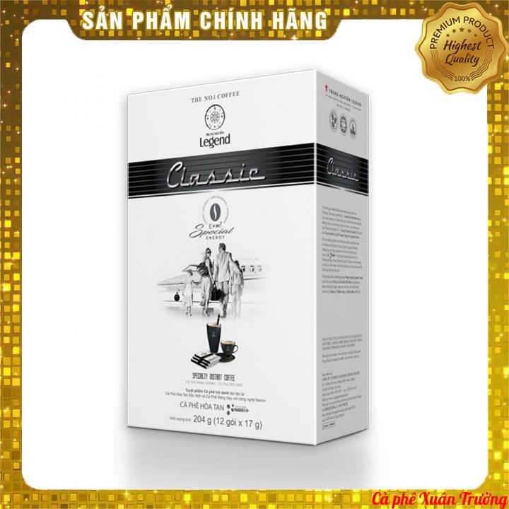 Cà Phê Hòa Tan Trung Nguyên Legend Classic – Hộp 204g