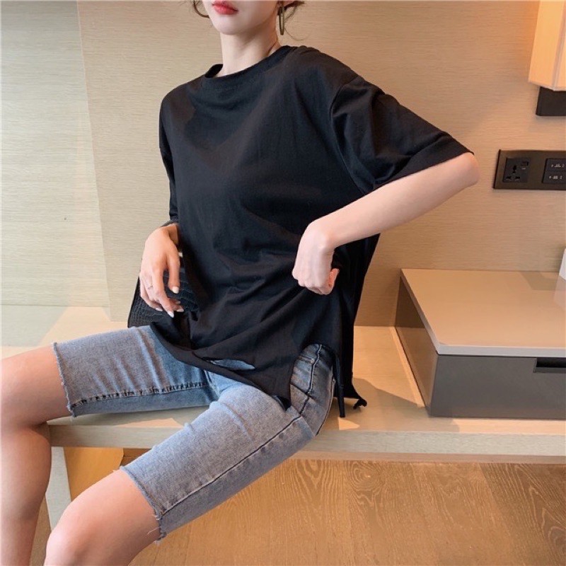 Quần jeans ngố co dãn lưng cao chuẩn form quảng châu kèm ảnh thật