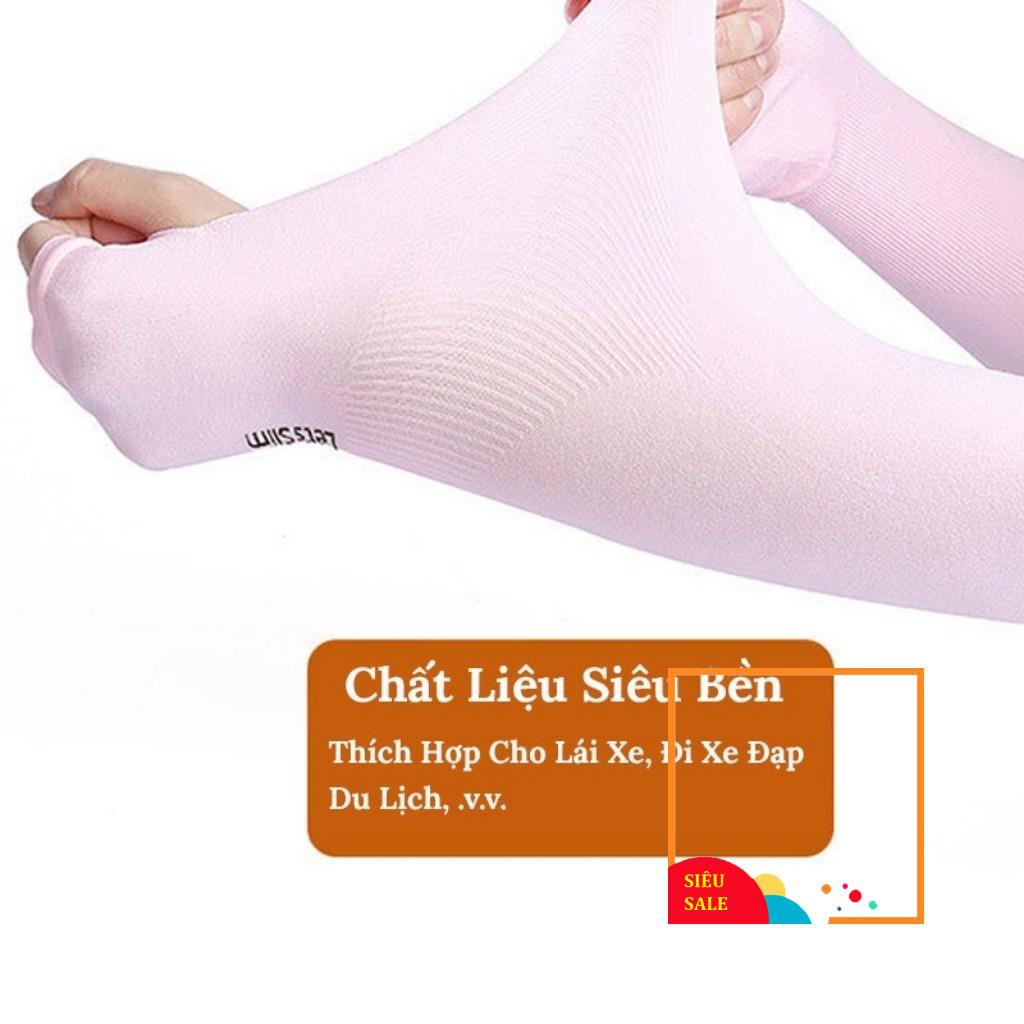 Găng Tay Chống Nắng Xỏ Ngón Let's Slim Cao Cấp Loại Dày - Kem Shop