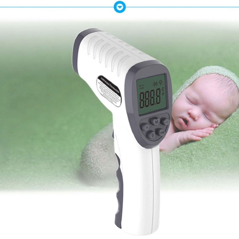 Máy Đo Nhiệt Độ Cơ Thể Không Tiếp Xúc Màn Hình LCD