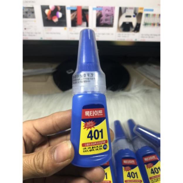 Keo gắn đá,gắn móng 401 loại 1  và loại 2