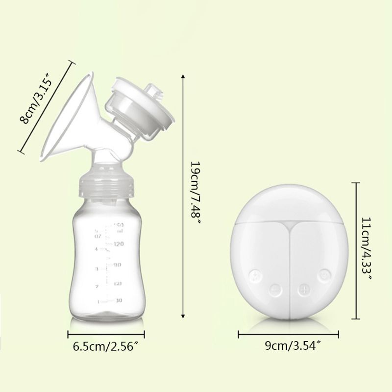 Máy Hút Sữa Điện USB Hai Đầu Hút Mạnh Mẽ