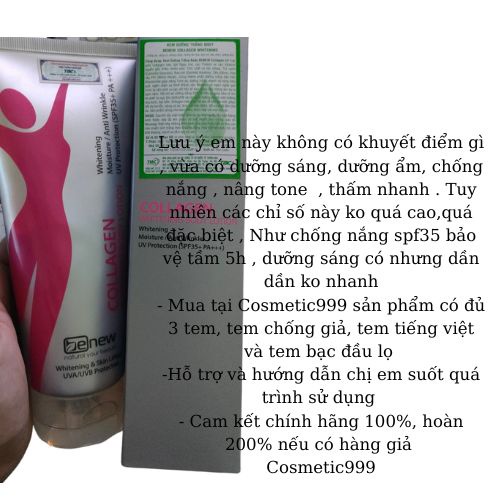 Benew collagen, Kem body collagen benew chính hãng - Cosmetic999