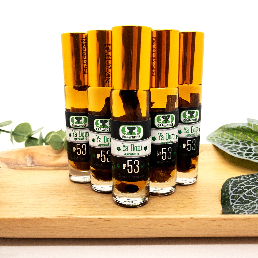 Dầu Gió Thảo Dược Trầm Hương Thái Lan Erawadee Agarwood Oil 8ml - Hàng Nhập Khẩu Cao Cấp