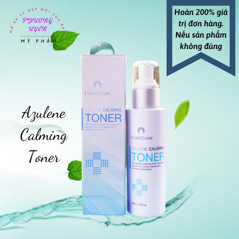 Nước Hoa Hồng 100ml 💯 CHÍNH HÃNG HÀN QUỐC 💯 Azulene Calming Toner Làm Mềm Da Khô Ráp, Cấp Ẩm Và Giữ Ẩm Hiệu Quả