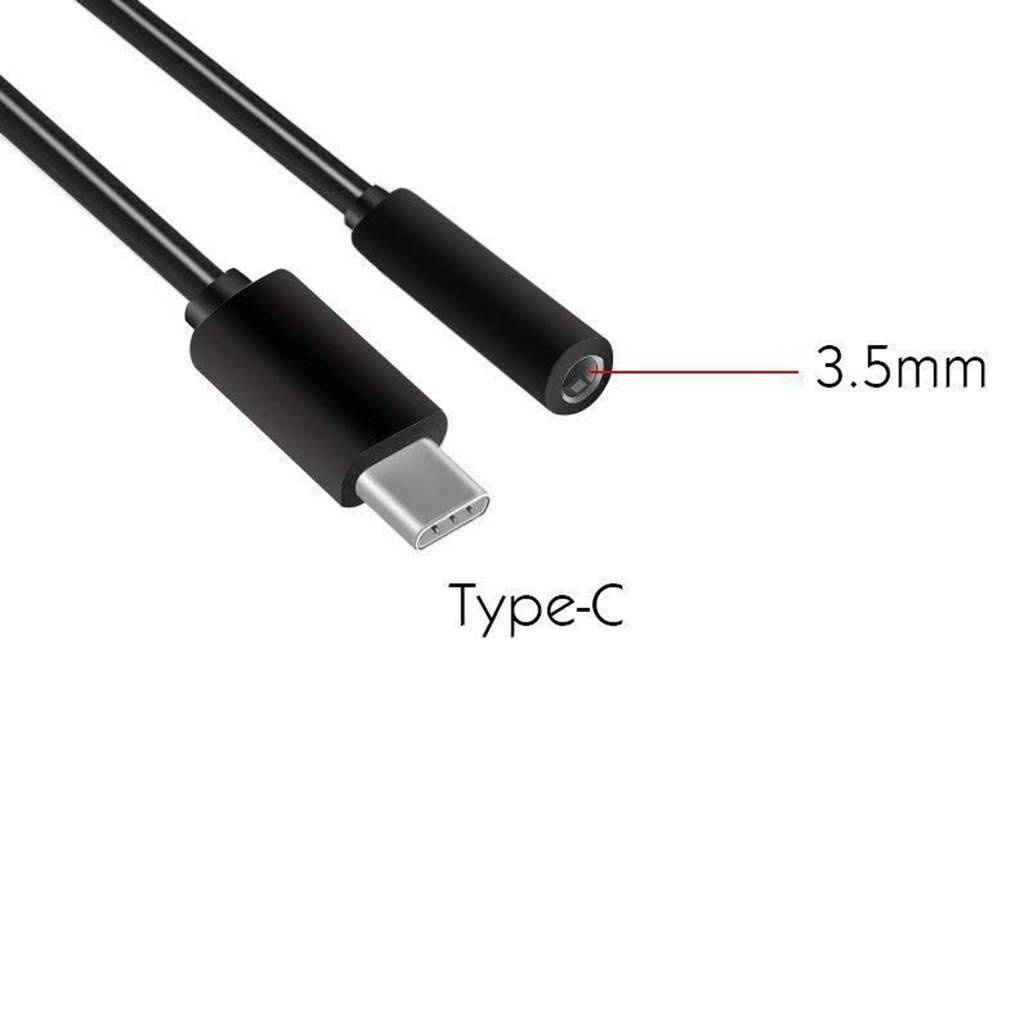 Dây cáp âm thanh mở rộng Loại-C 3-5mm cho tai nghe thích hợp cho Xiaomi