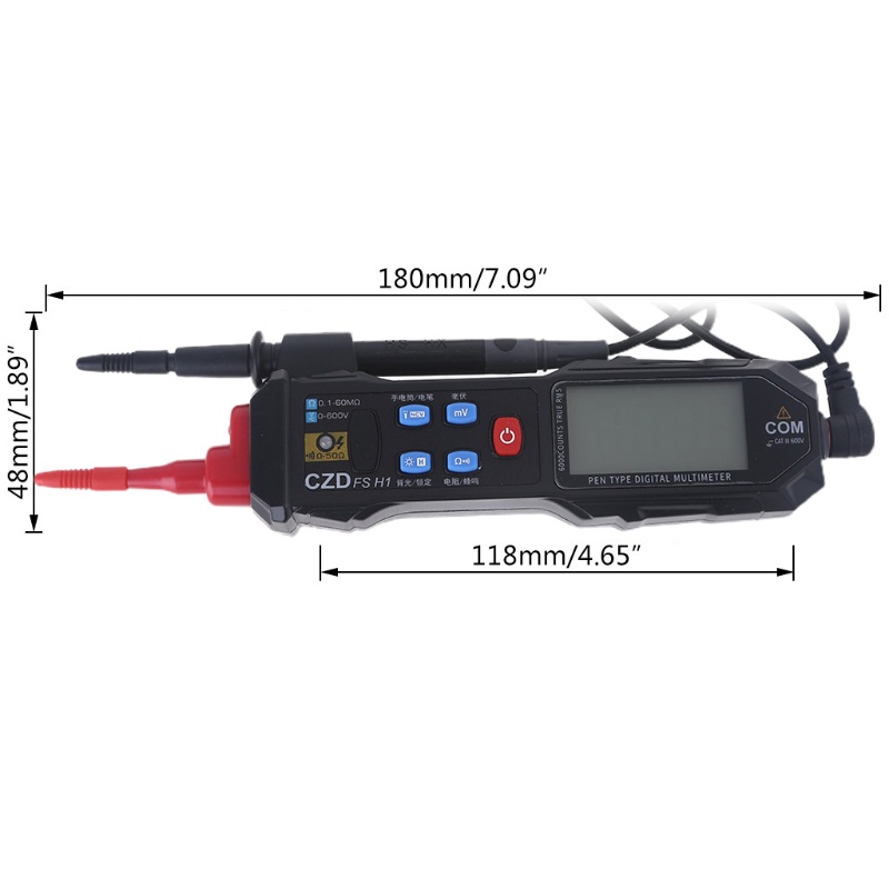 Bút Đo Điện Áp Vạn Năng 6000 Counts Tự Động Không Tiếp Xúc