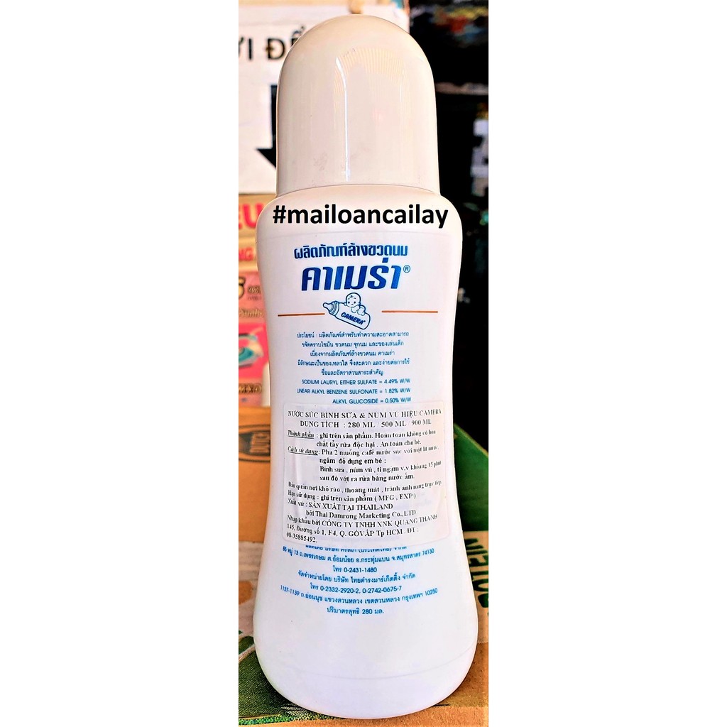 Nước súc bình sữa Camera 500ml