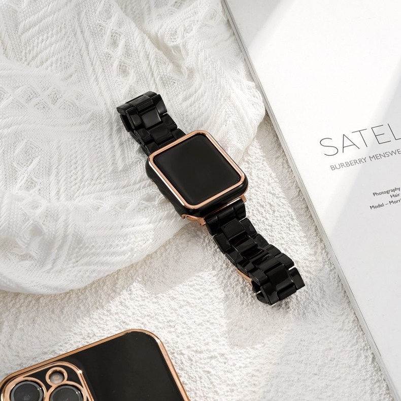 Dây Đeo Thay Thế Bằng Nhựa Cho Đồng Hồ Thông Minh Apple Watch 41mm 45MM 45 41 38 42 44 40 mm Series 7 6 SE 5 4 3 2 1