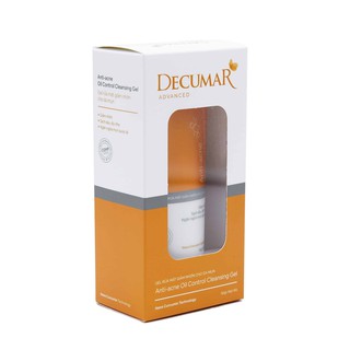 Gel Rửa Mặt Giảm Nhờn DECUMAR ADVANCED [Tuýp 50g-100g] [Decumar clean, decuma, dercuma, dercumar, decurma]