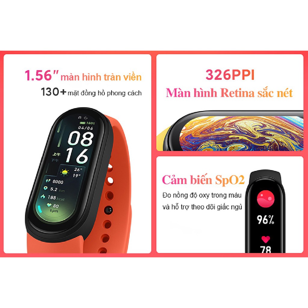 Vòng tay thông minh Mi Band 6 Xiaomi Mi Band6