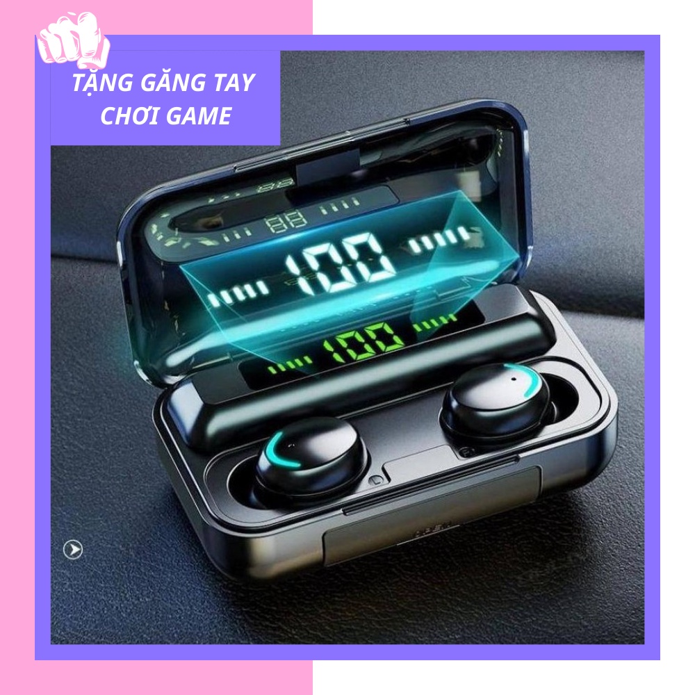 Tai nghe Bluetooth Không Dây F9 TWS 5.1 cảm ứng IPX7 Pin 280h
