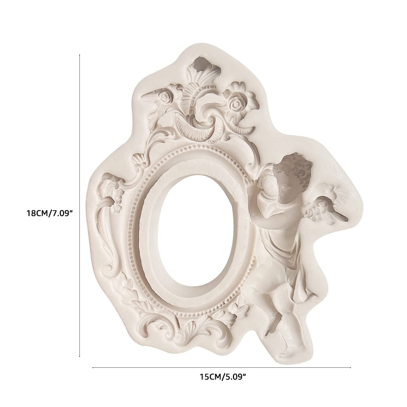 Khuôn Silicone Làm Bánh Hình Thiên Thần Xinh Xắn