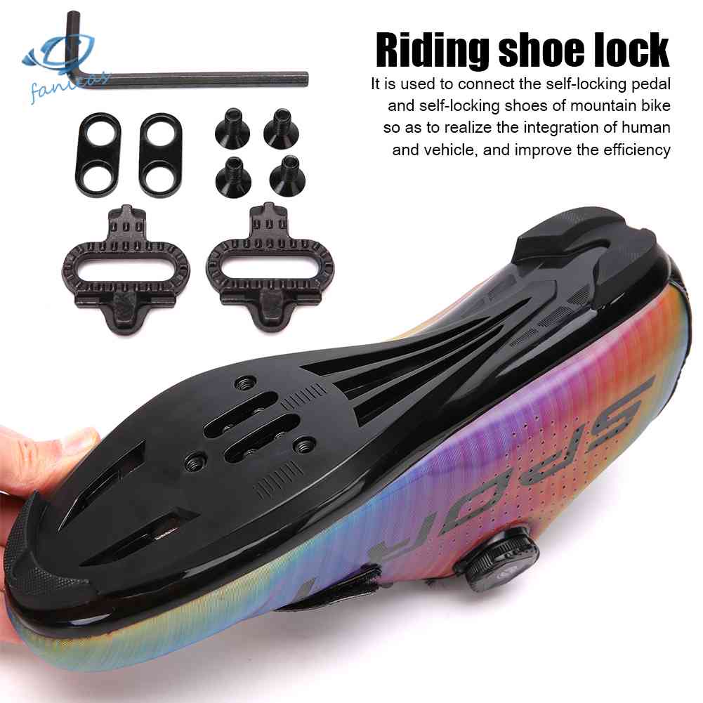 FANIC 1 Set MTB Mountain Bike Pedal Cleats Cleat Racing Riding Cycling Equipment