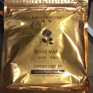 Bột đắp mặt collagen cánh hoa hồng(mask dẻo)