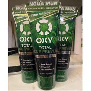 OXY Total Acne Prevent - Kem rửa mặt ngừa mụn kiểm soát nhờn 100g