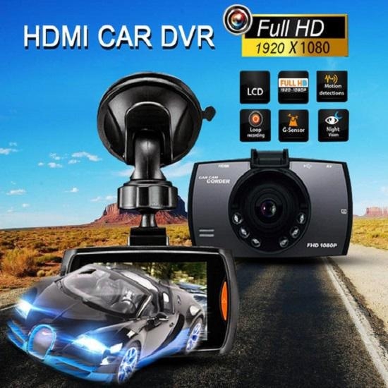 Máy quay hành trình DVR màn hình 2.7 inch Full HD 1080P góc rộng 170 độ cho xe hơi | BigBuy360 - bigbuy360.vn