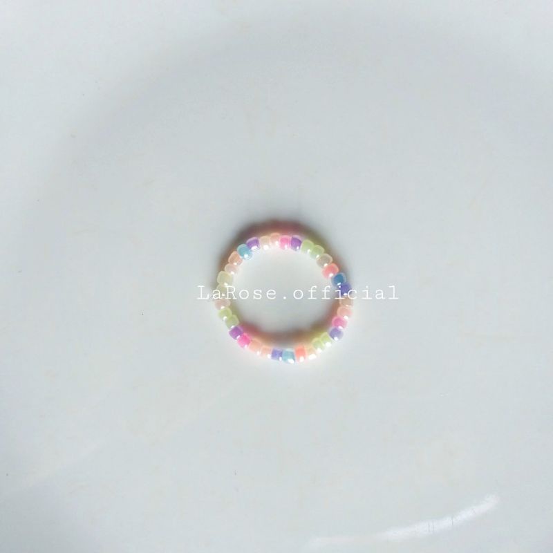 Nhẫn trơn larose nhiều màu