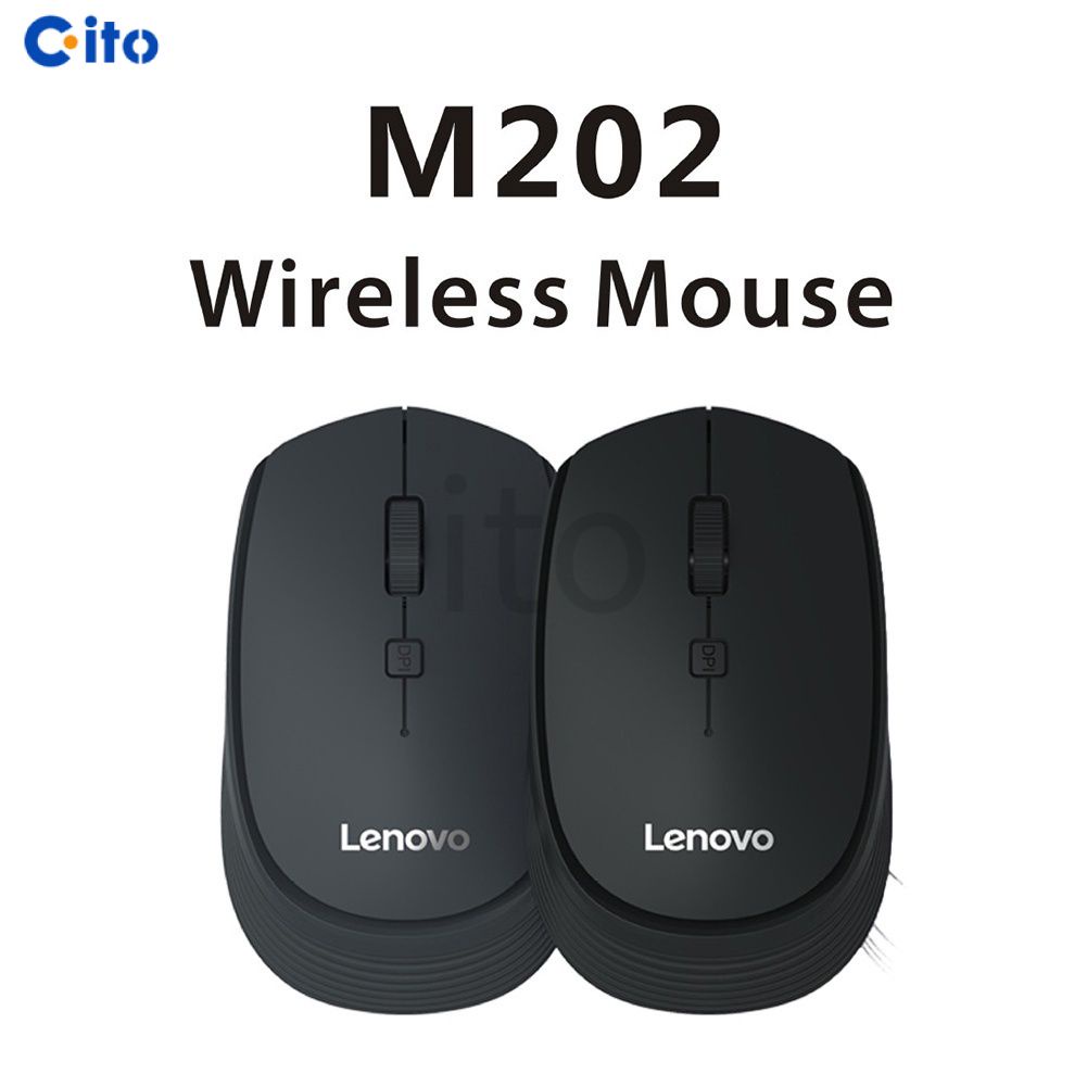 Chuột Bluetooth Không Dây Lenovo M202 Hai Chế Độ Cho Laptop