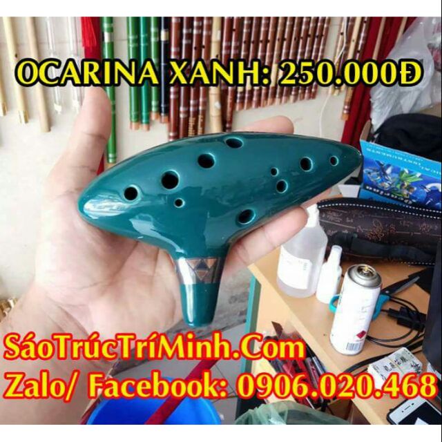 Ocarina xanh || Shop Cao Trí Minh