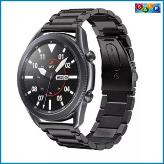 Dây Đeo Inox Màu Bạc 3beads Cho Đồng Hồ Samsung Galaxy Watch 3 41mm 20mm