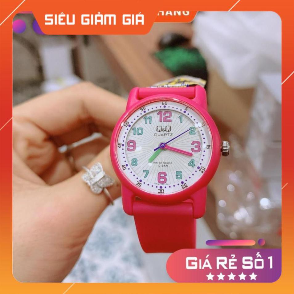 [New 2021] Đồng hồ trẻ em Casio QQ mặt cá heo , dây xanh Full Box ⚜️Hàng Authentic⚜️