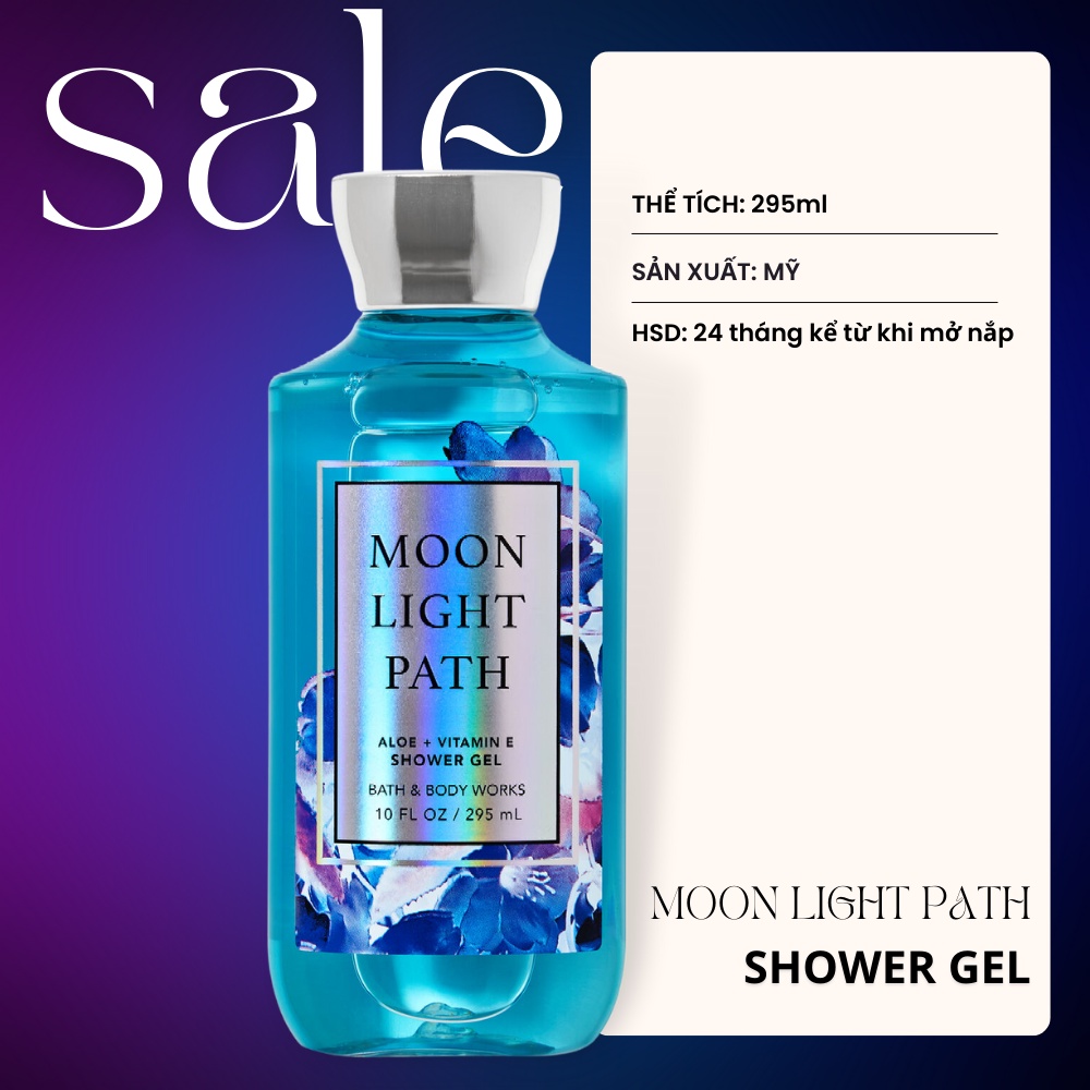 Sữa Tắm Bath Body Work Moon Light Path Shower Gel 295ml